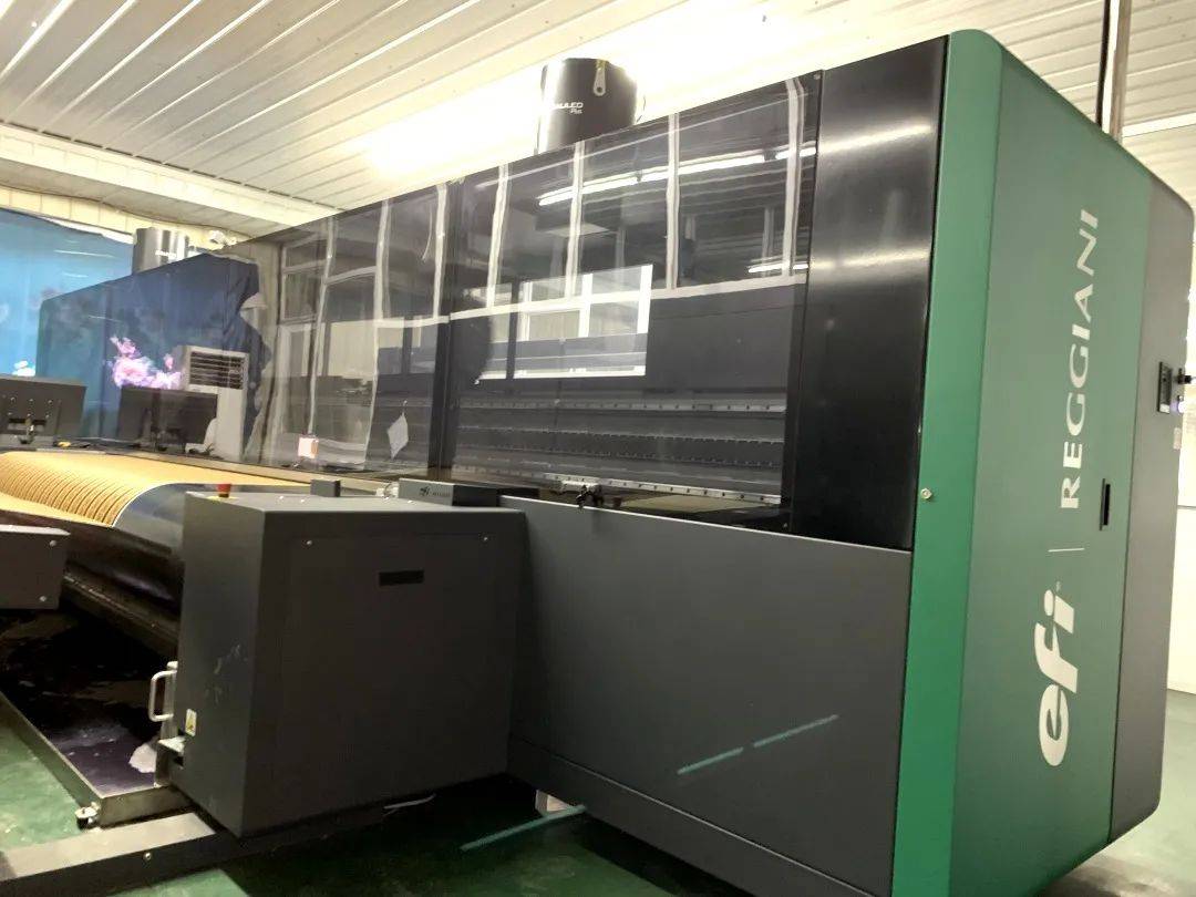 南通新建新上美佳尼12色寬幅印花機，2021年再上9臺數(shù)碼機！